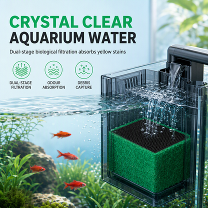 🥳2026 HET REA🥳💞50 000+ SÅLDA! 🐠💧 50% RABATT! Filterkub med aktivt kol – bikakefiltrering gör grumligt vatten klarare och tar bort lukt. Smulfri blockkonstruktion för ett kristallklart akvarium! 🛡️✅