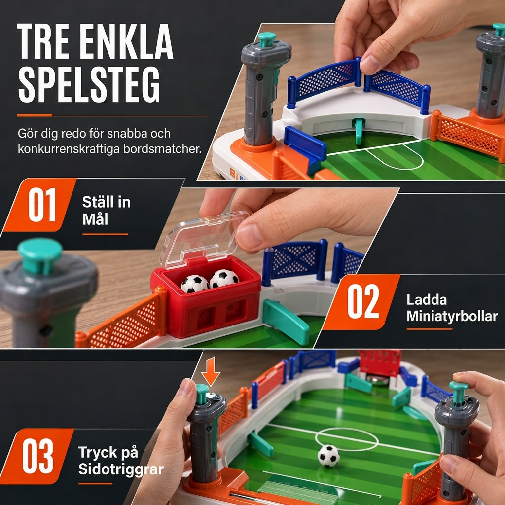 📢📢50% RABATT NU!! ⏰Interaktivt fotbollsspel för två på bordet - roligt brädspel för barn