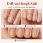 Glansig, nude-rosa nagelfyllare och utjämnande behandling för ojämna naglar, 12 ml