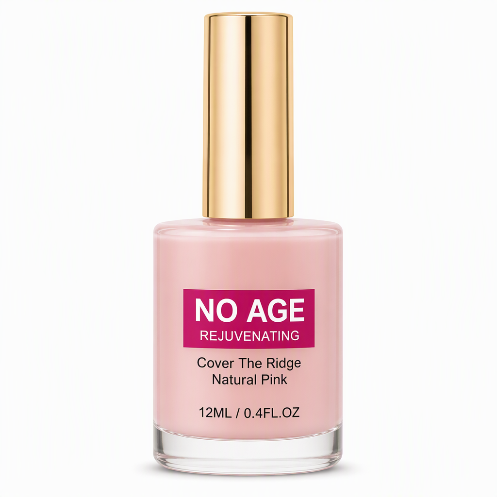 Glansig, nude-rosa nagelfyllare och utjämnande behandling för ojämna naglar, 12 ml