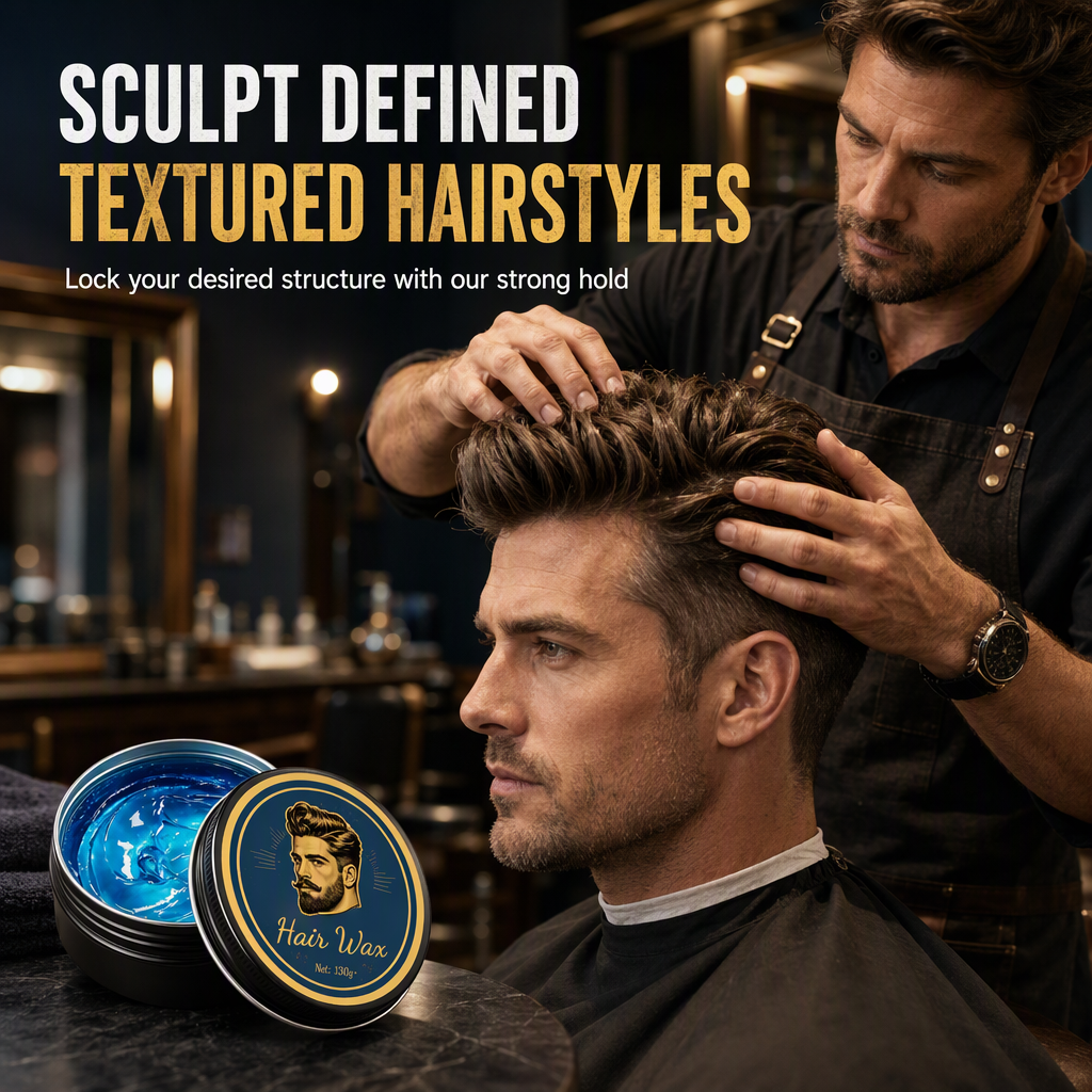 💈 KÖP 2 FÅ 1 GRATIS! Snygg frisyr med fräsch colognedoft – stylingpomada för män, 130 g