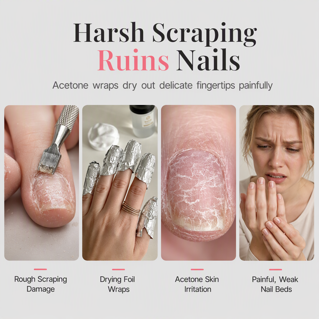 🔥💅 NY HET PRODUKT – 50 % RABATT! 🎁✨ 36W elektrisk ångnagellacksborttagare 💖 Enkel borttagning av gellack & akrylnaglar för manikyr hemma! 🛍️💅