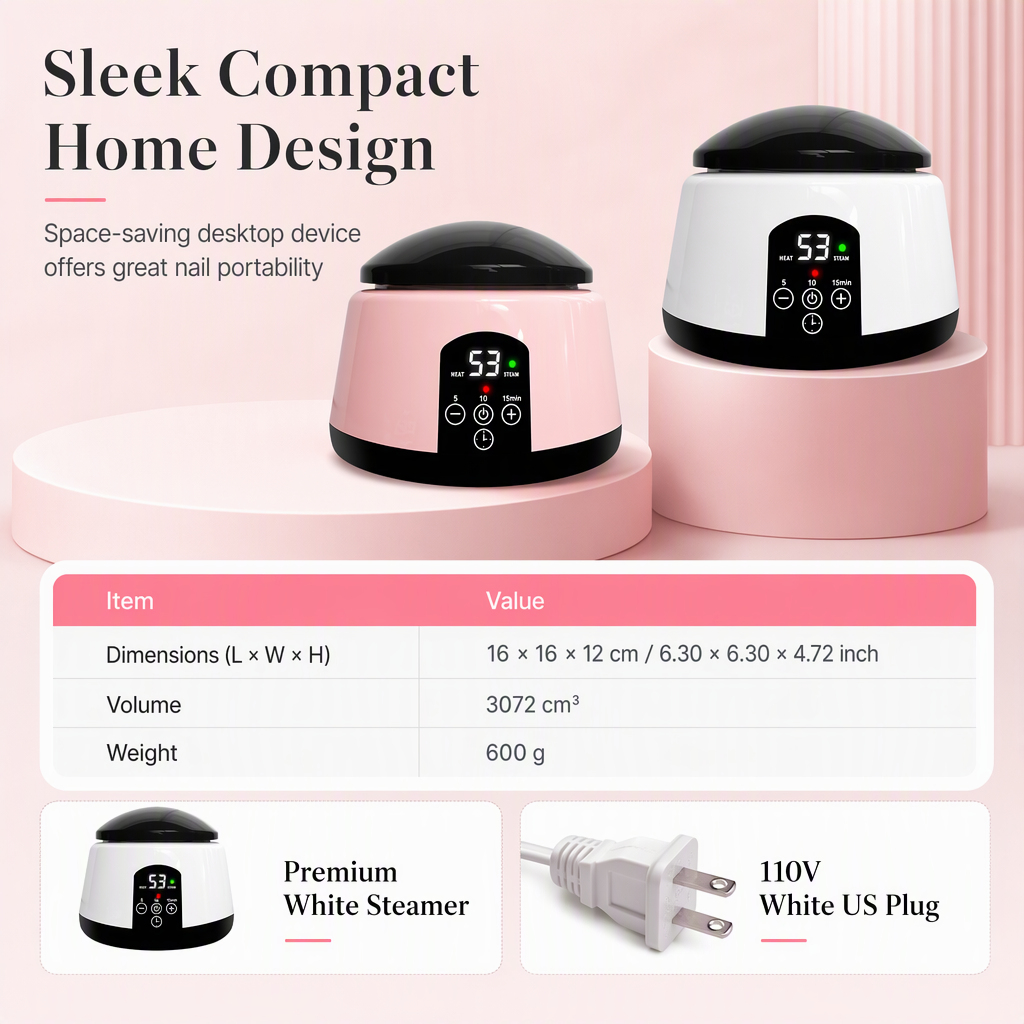 🔥💅 NY HET PRODUKT – 50 % RABATT! 🎁✨ 36W elektrisk ångnagellacksborttagare 💖 Enkel borttagning av gellack & akrylnaglar för manikyr hemma! 🛍️💅
