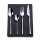 Bestickset i 304 rostfritt stål med smal design – elegant set med knivar, gafflar och skedar för hemmet