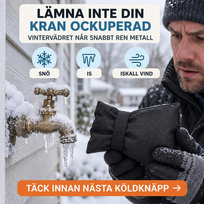 Utomhusskydd för vattenkran mot frost på vintern