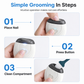 Lätt elektrisk nageltrimmer