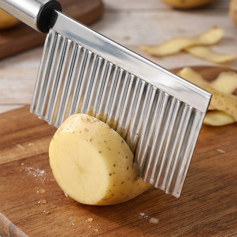 Vågskärkniv i rostfritt stål