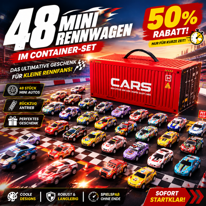 🎅 Julkampanj  55 % RABATT 🎁 48 minibilar med inbyggt garage