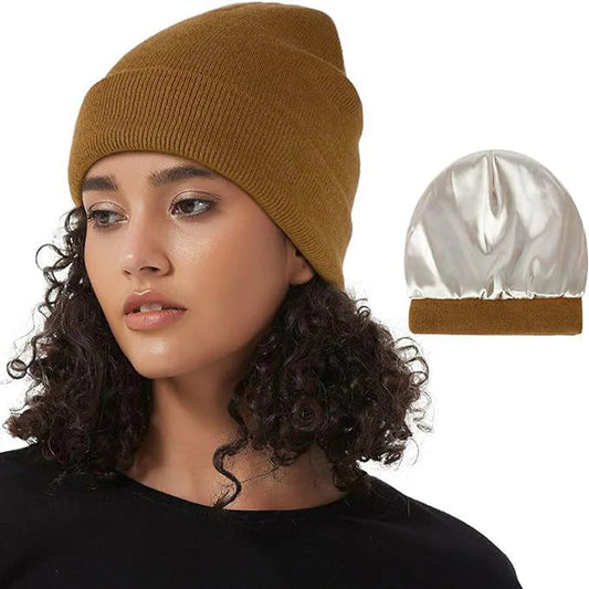 [Bästa present] Vinter Unisex Mjuk Slouchy Stickad Mössa